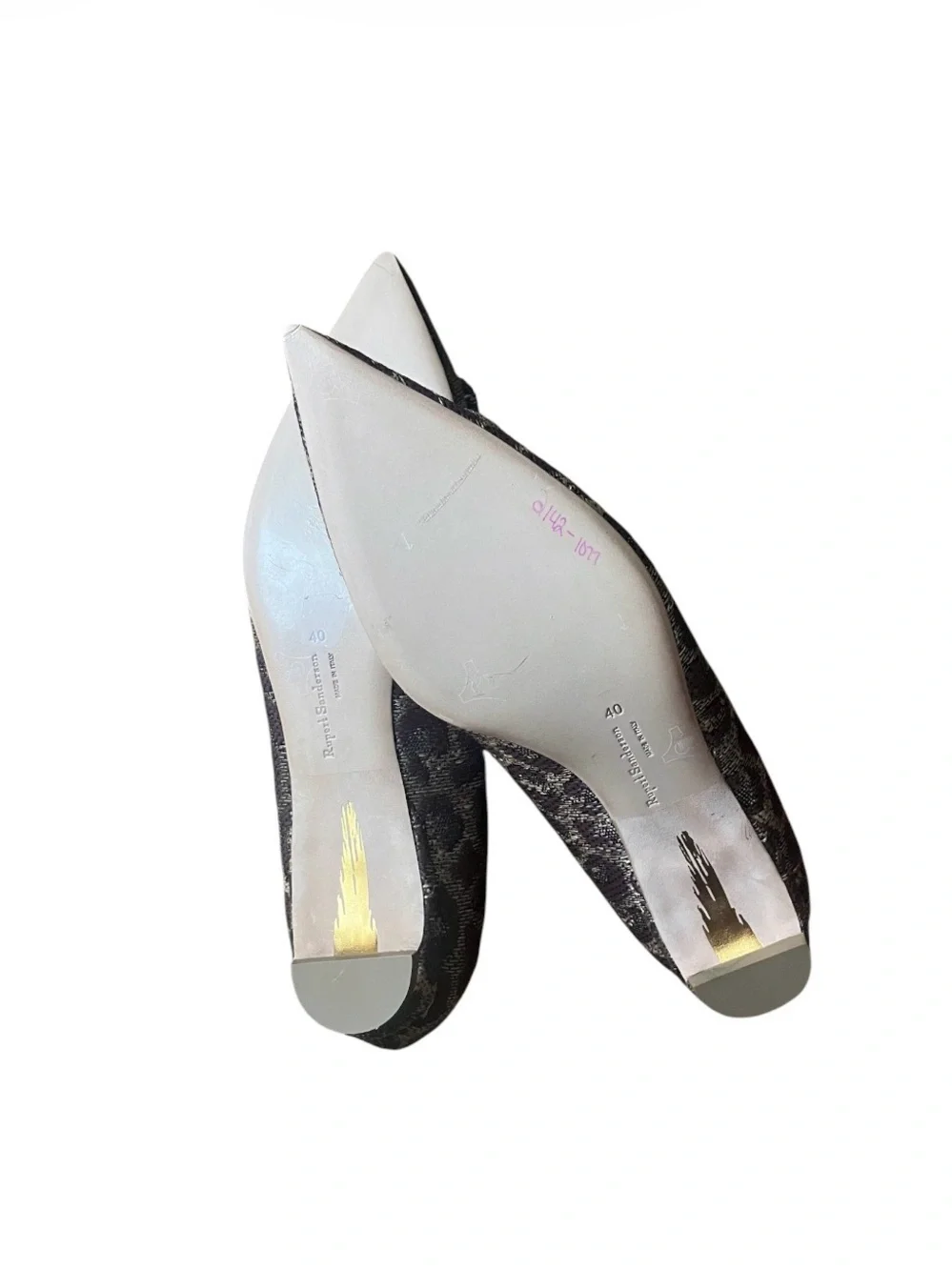 RUPERT SANDERSON LONDON AGA BALLET FLATS